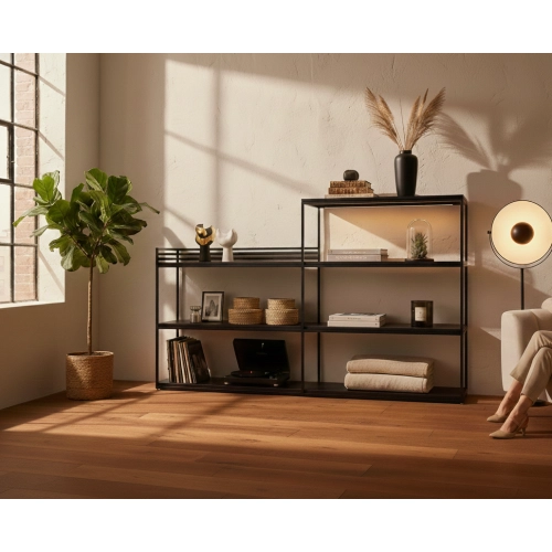 KONSOLA - REGAŁ CZARNA  SKD-361